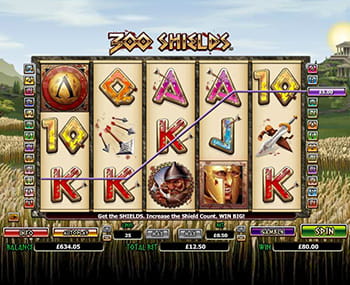 300 Shields Video Slot Game by NextGen