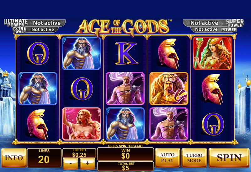 Age of the Gods Demo Game Screen