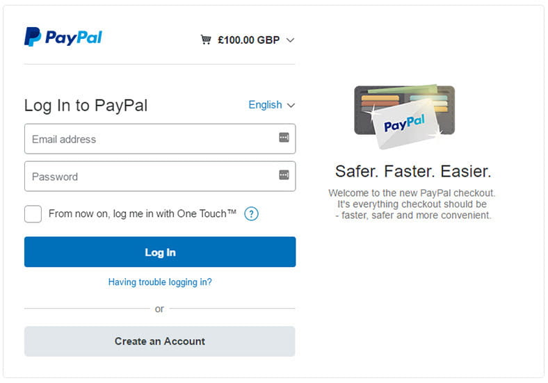 do online casinos accept paypal