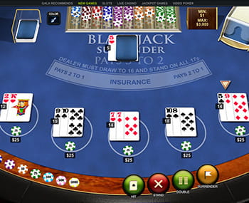 Blackjack Surrender by Playtech