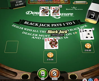 Double Exposure Blackjack from NetEnt