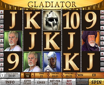 gladiator playtech slot