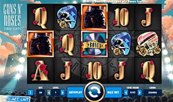 Guns N' Roses Slot at BetVictor Casino 