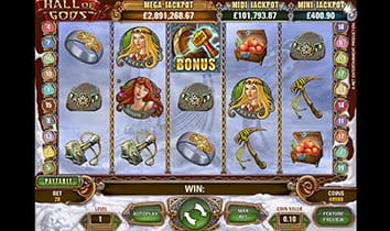 Hall of Gods Slot at BetVictor Casino