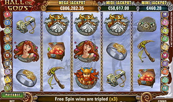 Hall of Gods game at Fun Casino