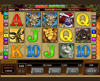 Mega Moolah Jackpot Slot