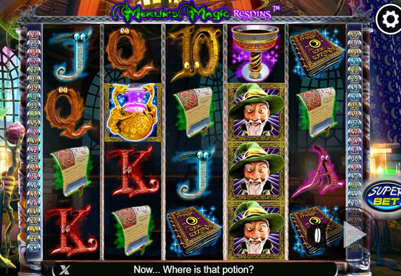 Merlin's Magic Respins at 888 Casino