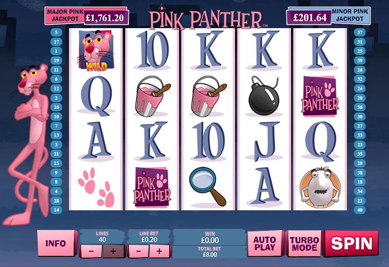 Pink Panther Video Slot Game