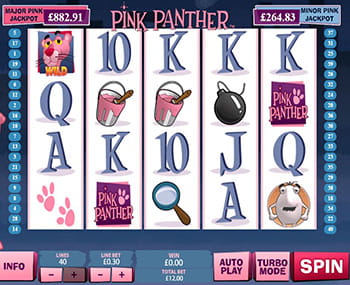 Pink Panther Slot Game by Playtech