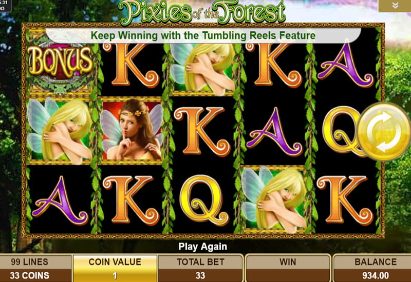 Demo Version of the Pixies of the Forest Slot
