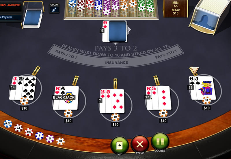 Play Progressive Blackjack for Free