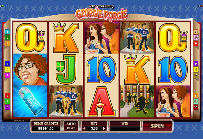 Rhyming Reels Georgie Porgie - Free Play Slot 