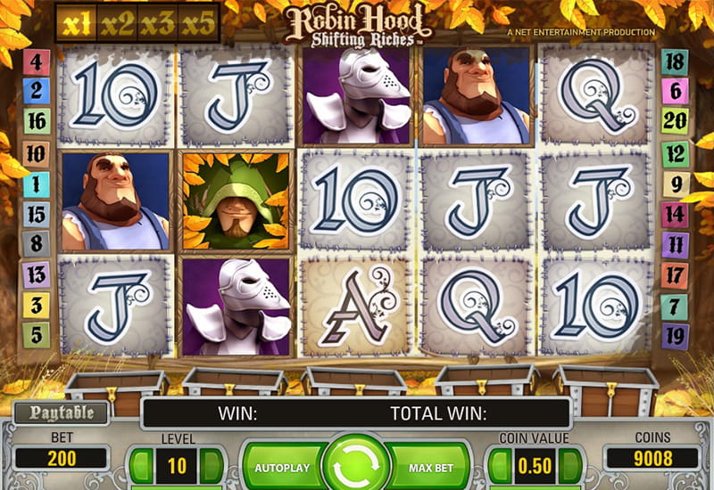 Robin Hood Shifting Riches Demo Slot