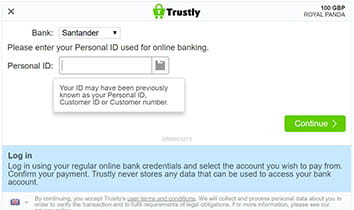 Confirm Using Your Bank ID