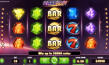 Starburst Slot at LeoVegas