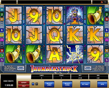 Thunderstruck Microgaming video slot