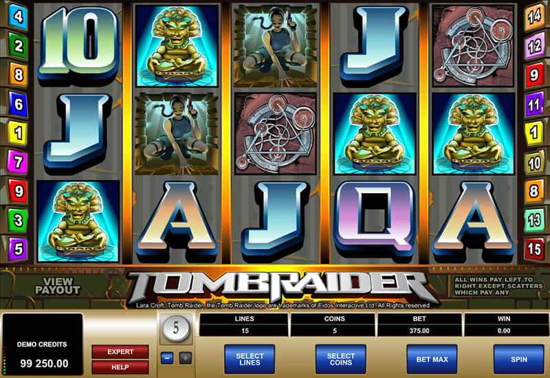 Play The Tomb Raider Slots With No Download
