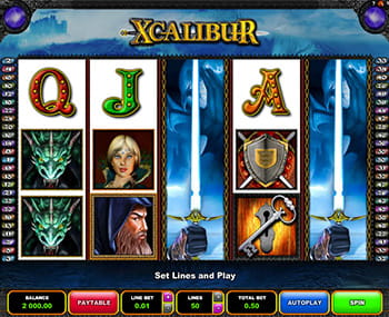 Xcalibur Video Slot